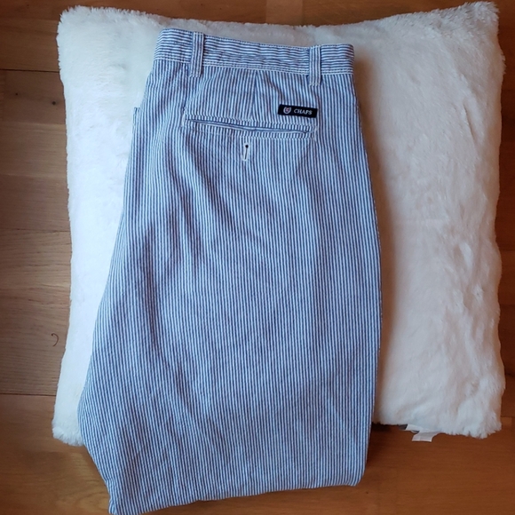 Chaps blue seersucker pants - Picture 3 of 3